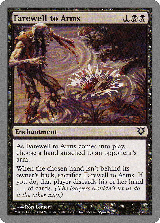 Farewell to Arms [Unhinged] | Impulse Games and Hobbies