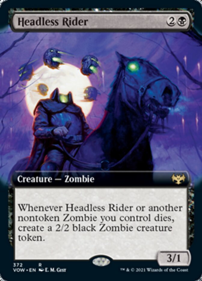 Headless Rider (Extended) [Innistrad: Crimson Vow] | Impulse Games and Hobbies