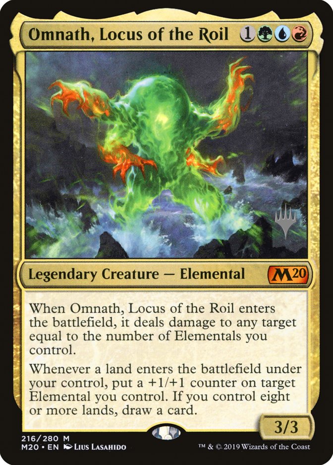 Omnath, Locus of the Roil (Promo Pack) [Core Set 2020 Promos] | Impulse Games and Hobbies