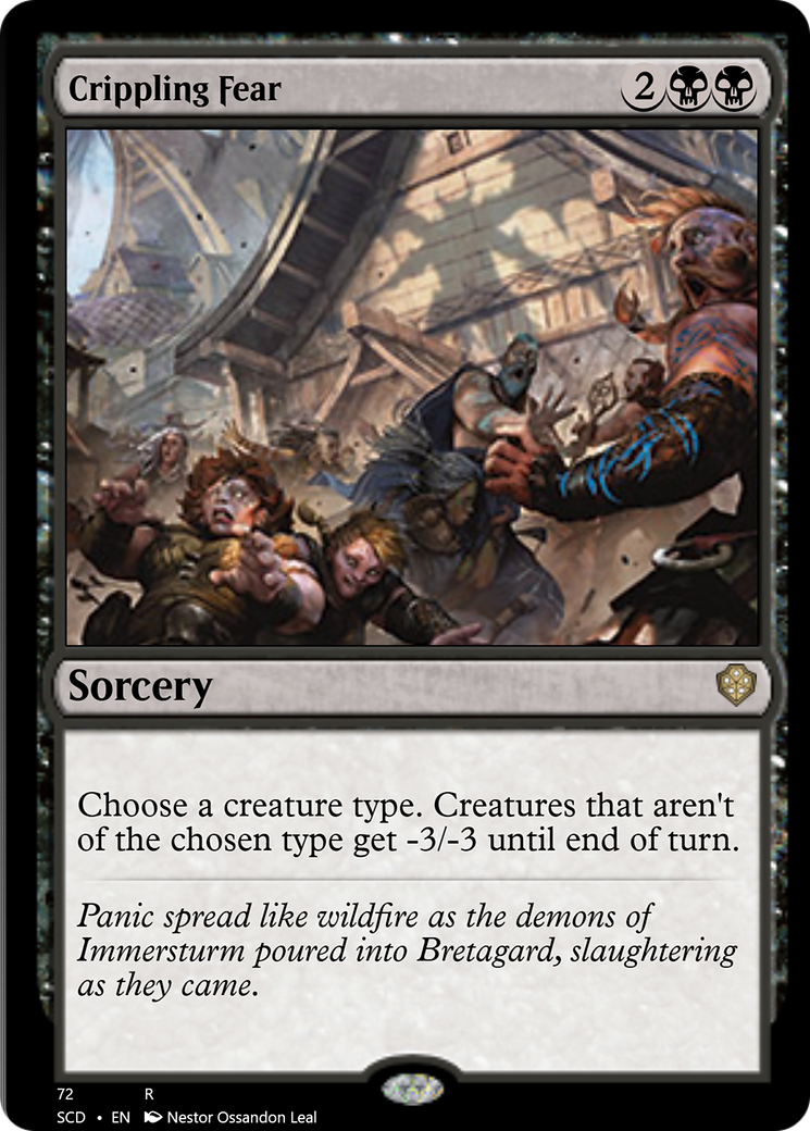 Crippling Fear [Starter Commander Decks] | Impulse Games and Hobbies