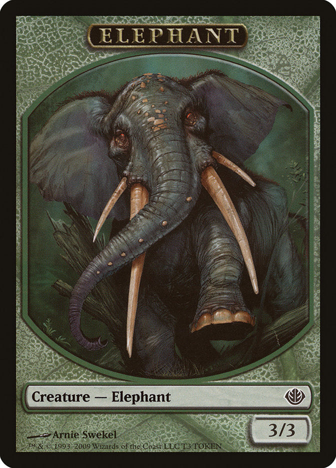 Elephant Token [Duel Decks: Garruk vs. Liliana Tokens] | Impulse Games and Hobbies