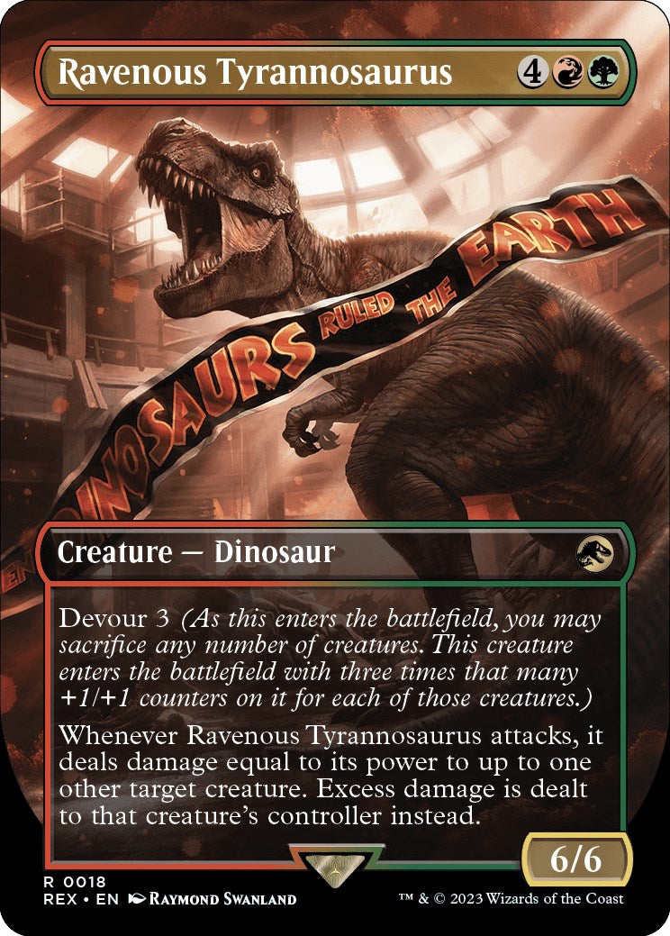 Ravenous Tyrannosaurus (Borderless) [Jurassic World Collection] | Impulse Games and Hobbies