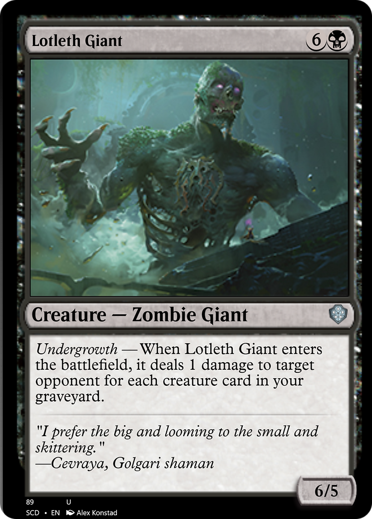 Lotleth Giant [Starter Commander Decks] | Impulse Games and Hobbies
