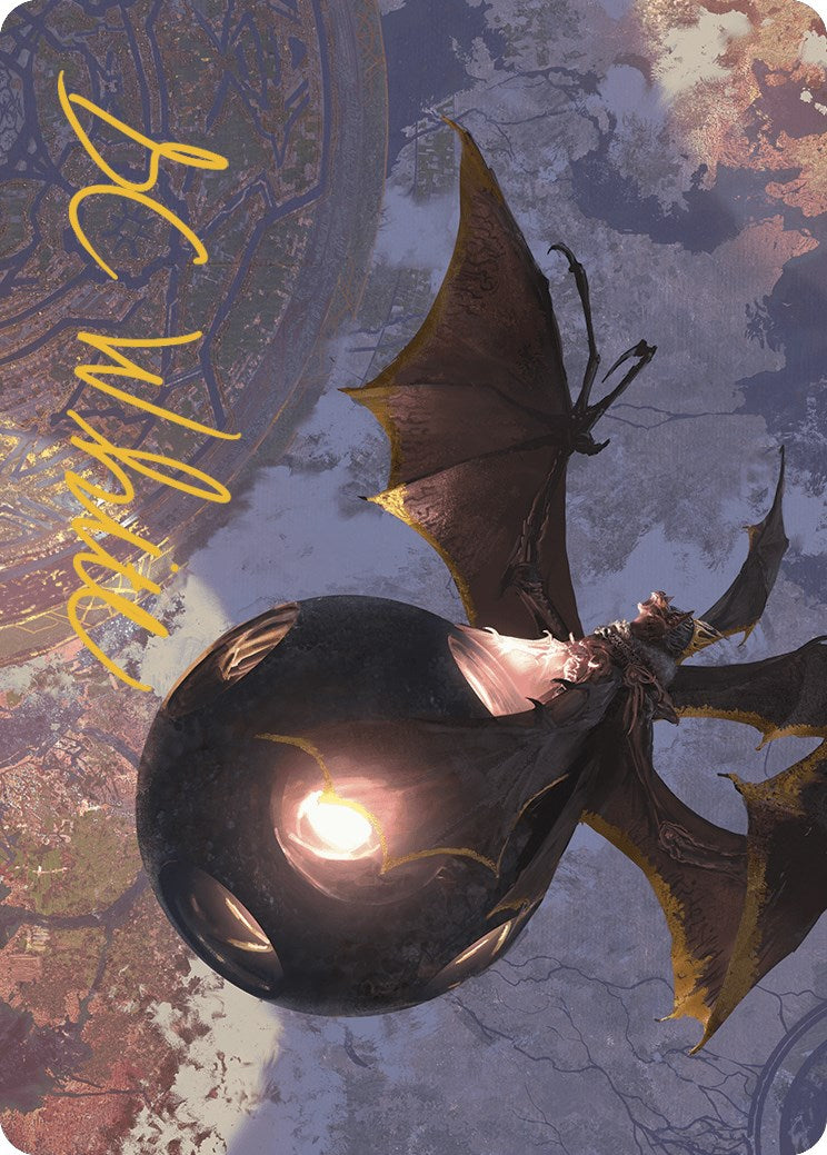 Malicious Eclipse Art Card (Gold-Stamped Signature) [The Lost Caverns of Ixalan Art Series] | Impulse Games and Hobbies