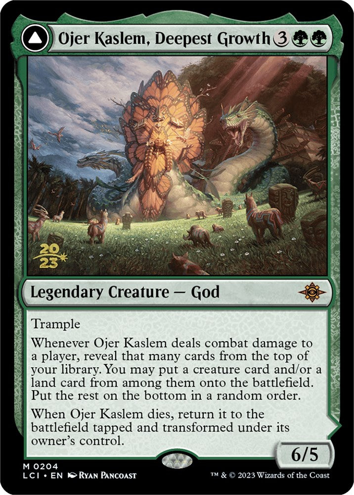 Ojer Kaslem, Deepest Growth // Temple of Cultivation [The Lost Caverns of Ixalan Prerelease Cards] | Impulse Games and Hobbies