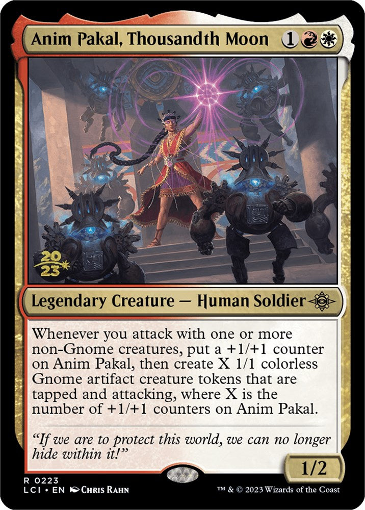 Anim Pakal, Thousandth Moon [The Lost Caverns of Ixalan Prerelease Cards] | Impulse Games and Hobbies
