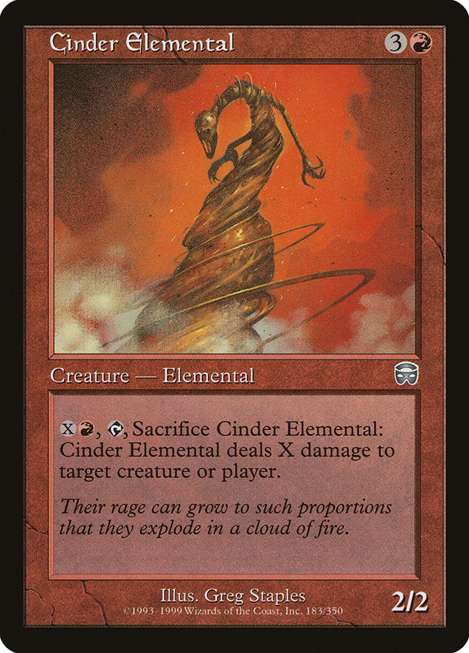 Cinder Elemental [Mercadian Masques] | Impulse Games and Hobbies