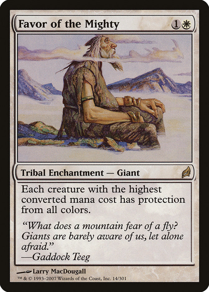 Favor of the Mighty [Lorwyn] | Impulse Games and Hobbies