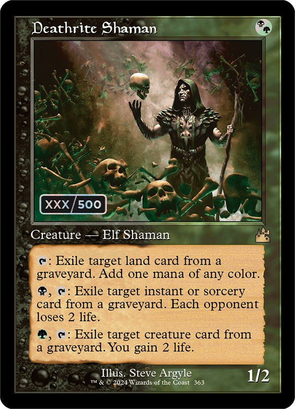 Deathrite Shaman (Retro) (Serialized) [Ravnica Remastered] | Impulse Games and Hobbies