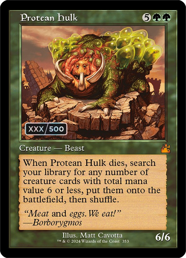 Protean Hulk (Retro) (Serialized) [Ravnica Remastered] | Impulse Games and Hobbies