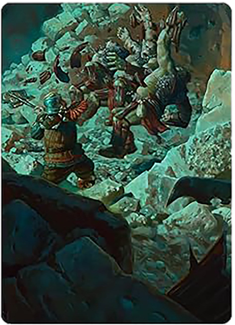 Gimli's Reckless Might Art Card [The Lord of the Rings: Tales of Middle-earth Art Series] | Impulse Games and Hobbies