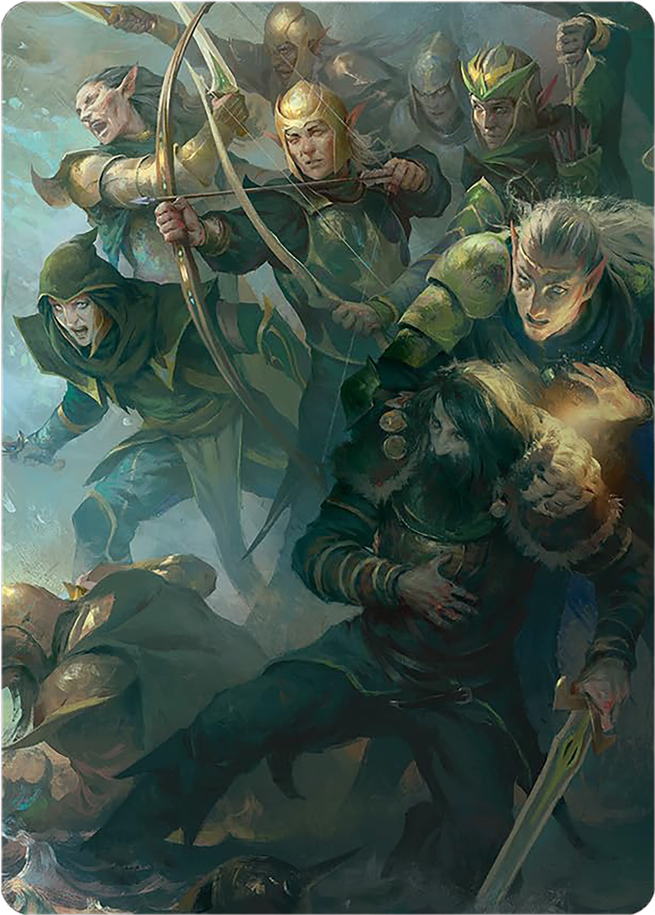 Galadhrim Brigade Art Card [The Lord of the Rings: Tales of Middle-earth Art Series] | Impulse Games and Hobbies