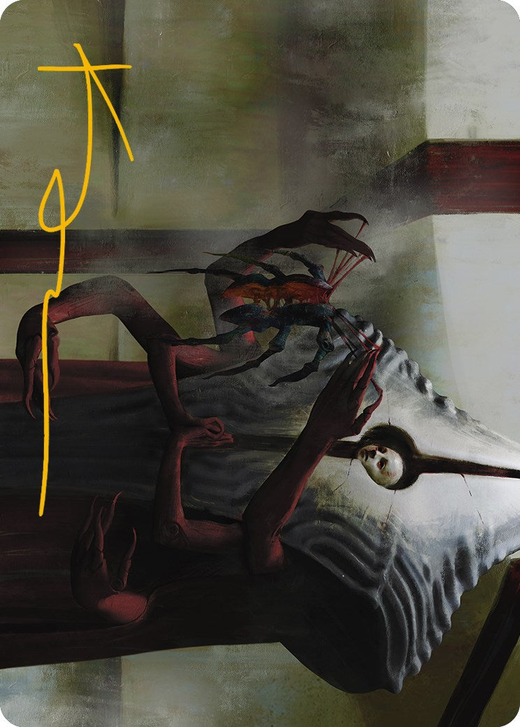 Vivisection Evangelist Art Card (Gold-Stamped Signature) [Phyrexia: All Will Be One Art Series] | Impulse Games and Hobbies