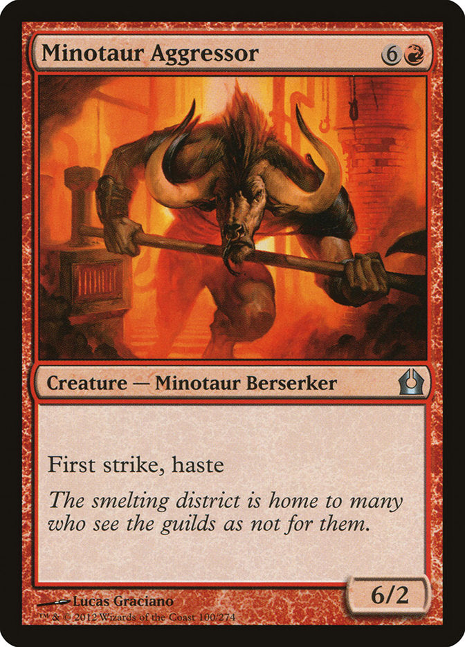 Minotaur Aggressor [Return to Ravnica] | Impulse Games and Hobbies