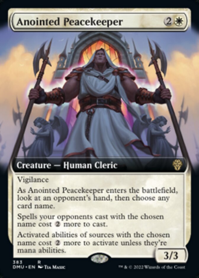Anointed Peacekeeper (Extended Art) [Dominaria United] | Impulse Games and Hobbies