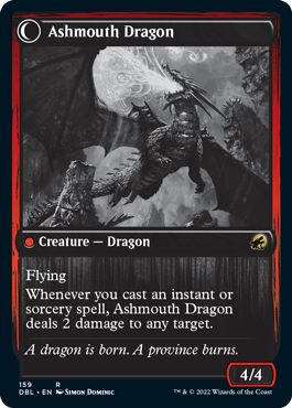 Smoldering Egg // Ashmouth Dragon [Innistrad: Double Feature] | Impulse Games and Hobbies