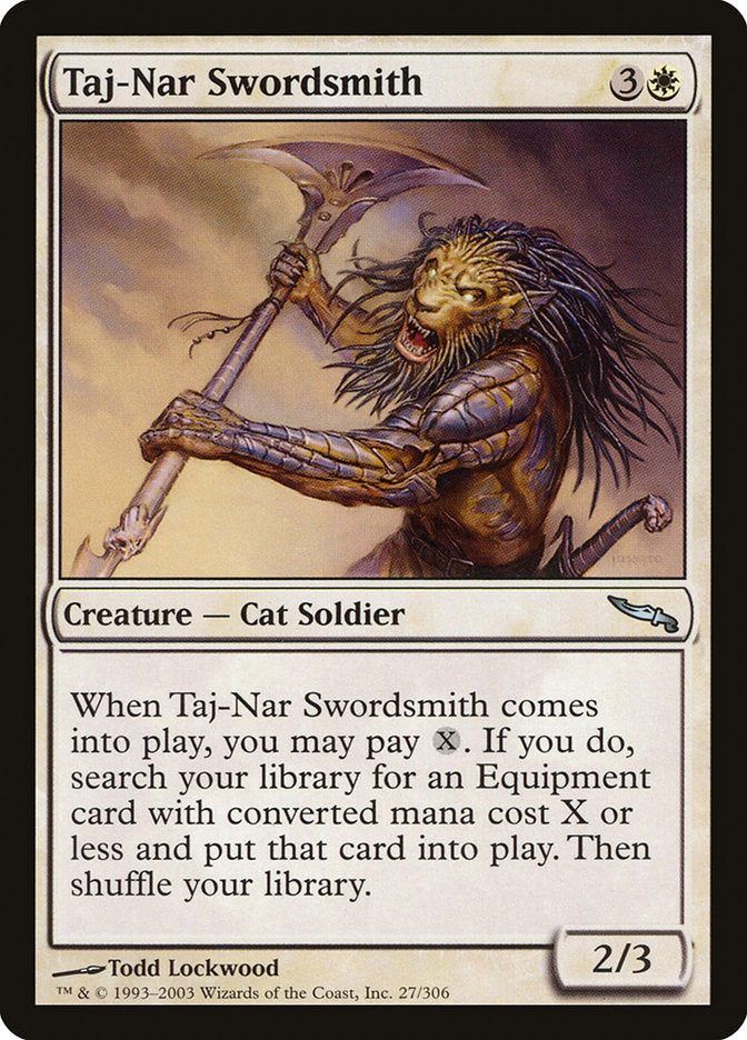 Taj-Nar Swordsmith [Mirrodin] | Impulse Games and Hobbies