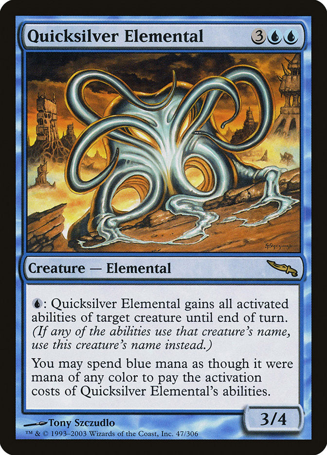 Quicksilver Elemental [Mirrodin] | Impulse Games and Hobbies