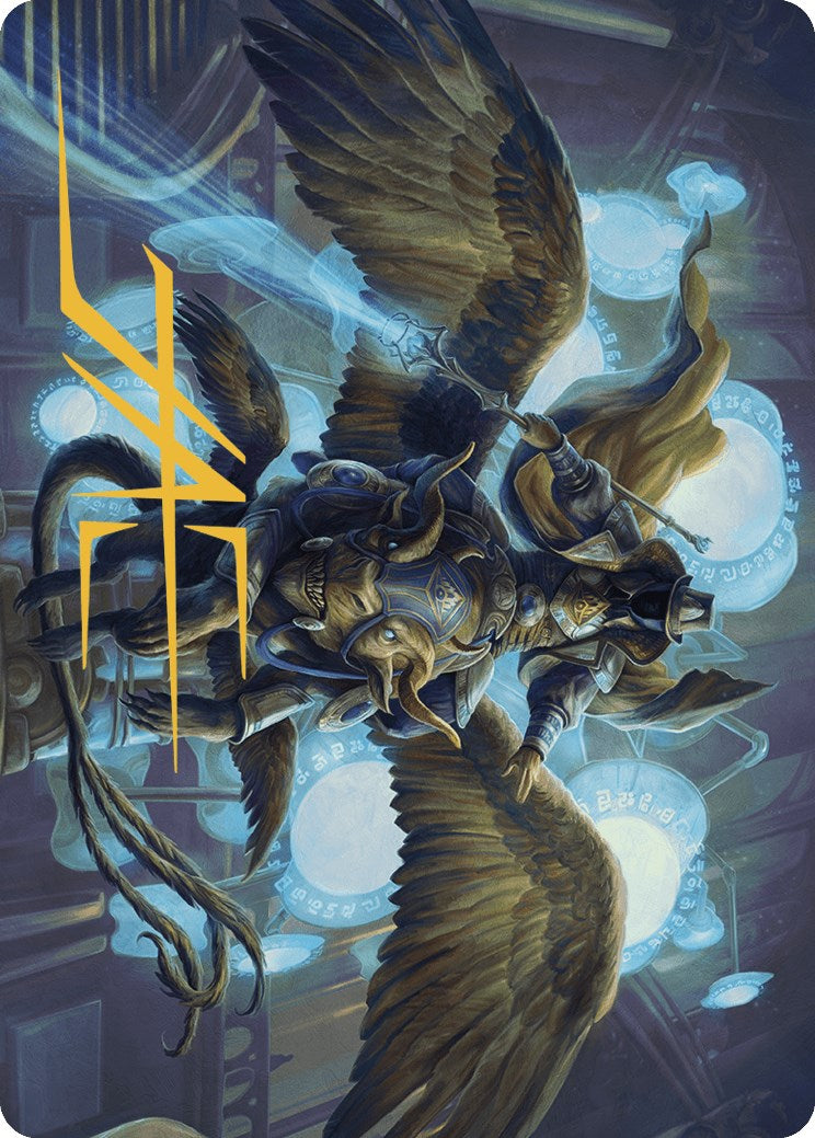 Ezrim, Agency Chief Art Card (Gold-Stamped Signature) [Murders at Karlov Manor Art Series] | Impulse Games and Hobbies