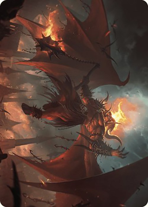 Rakdos, Patron of Chaos Art Card (22/49) [Murders at Karlov Manor Art Series] | Impulse Games and Hobbies