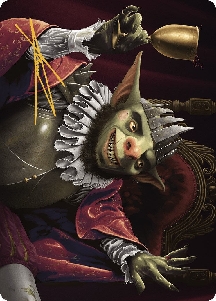 Krenko, Baron of Tin Street Art Card (Gold-Stamped Signature) [Murders at Karlov Manor Art Series] | Impulse Games and Hobbies