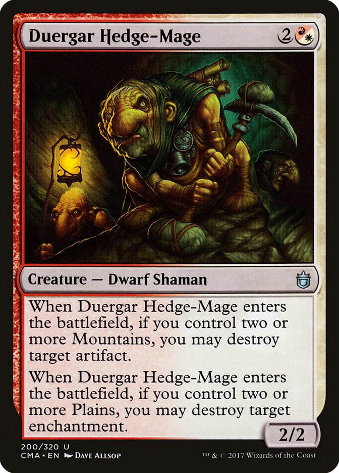 Duergar Hedge-Mage [Commander Anthology] | Impulse Games and Hobbies