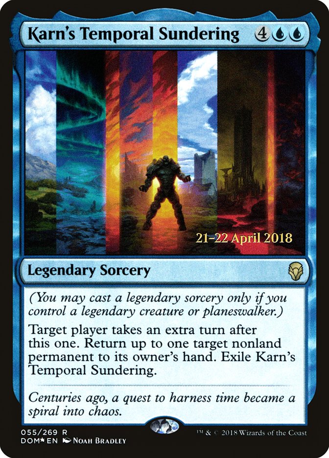 Karn's Temporal Sundering [Dominaria Prerelease Promos] | Impulse Games and Hobbies