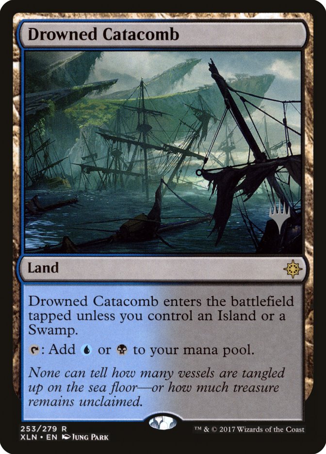 Drowned Catacomb (Promo Pack) [Ixalan Promos] | Impulse Games and Hobbies