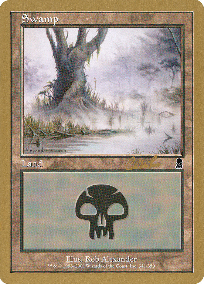 Swamp (cr341) (Carlos Romao) [World Championship Decks 2002] | Impulse Games and Hobbies