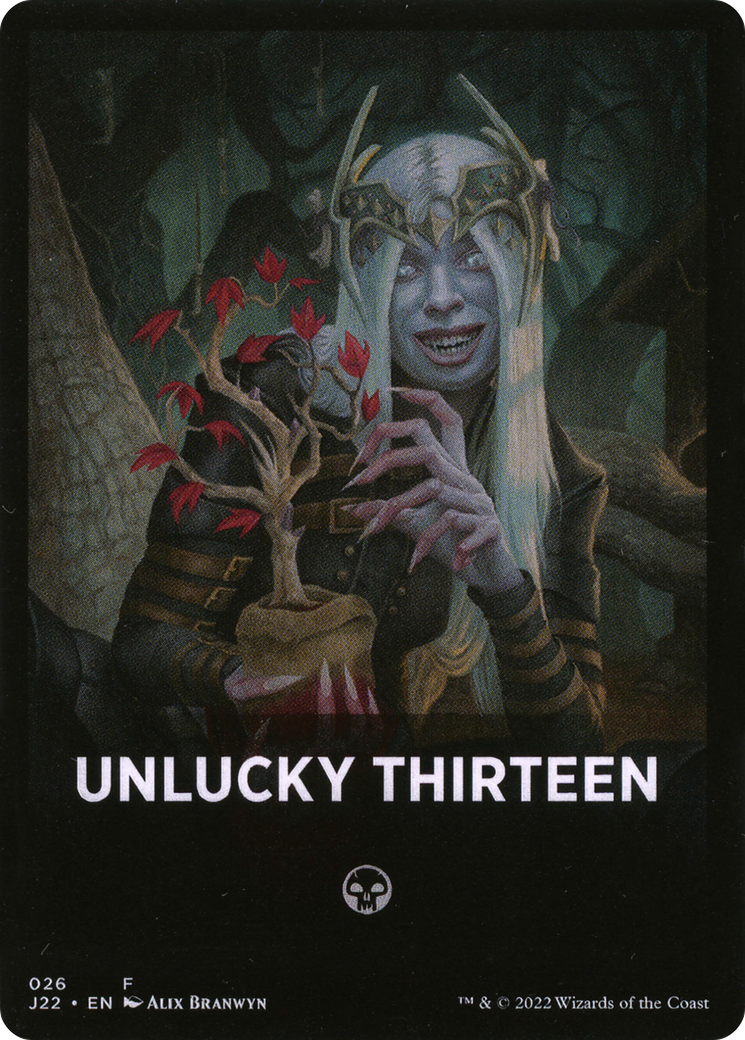 Unlucky Thirteen Theme Card [Jumpstart 2022 Front Cards] | Impulse Games and Hobbies