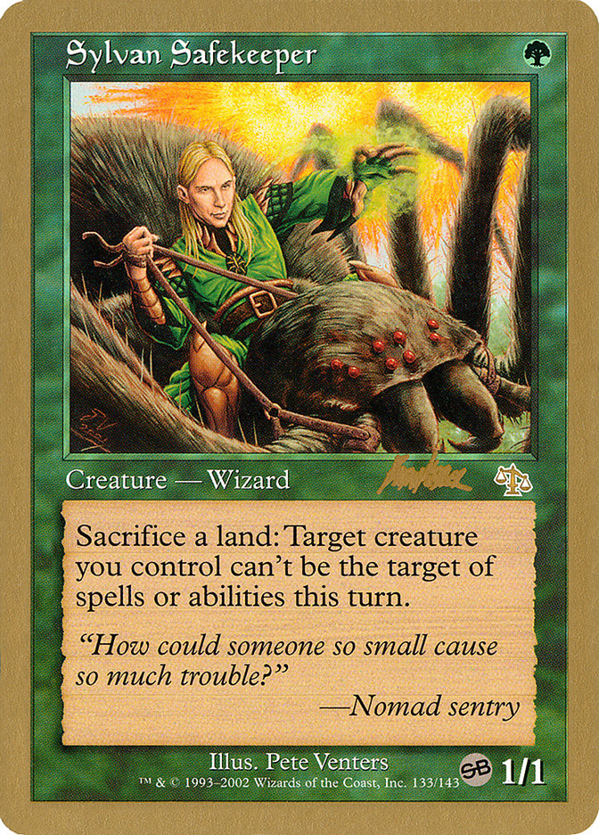 Sylvan Safekeeper (Brian Kibler) (SB) [World Championship Decks 2002] | Impulse Games and Hobbies