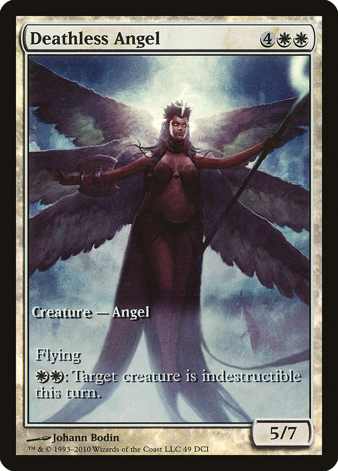 Deathless Angel (Game Day) (Extended Art) [Rise of the Eldrazi Promos] | Impulse Games and Hobbies