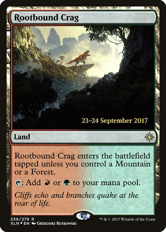 Rootbound Crag [Ixalan Prerelease Promos] | Impulse Games and Hobbies