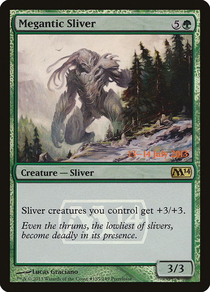 Megantic Sliver [Magic 2014 Prerelease Promos] | Impulse Games and Hobbies