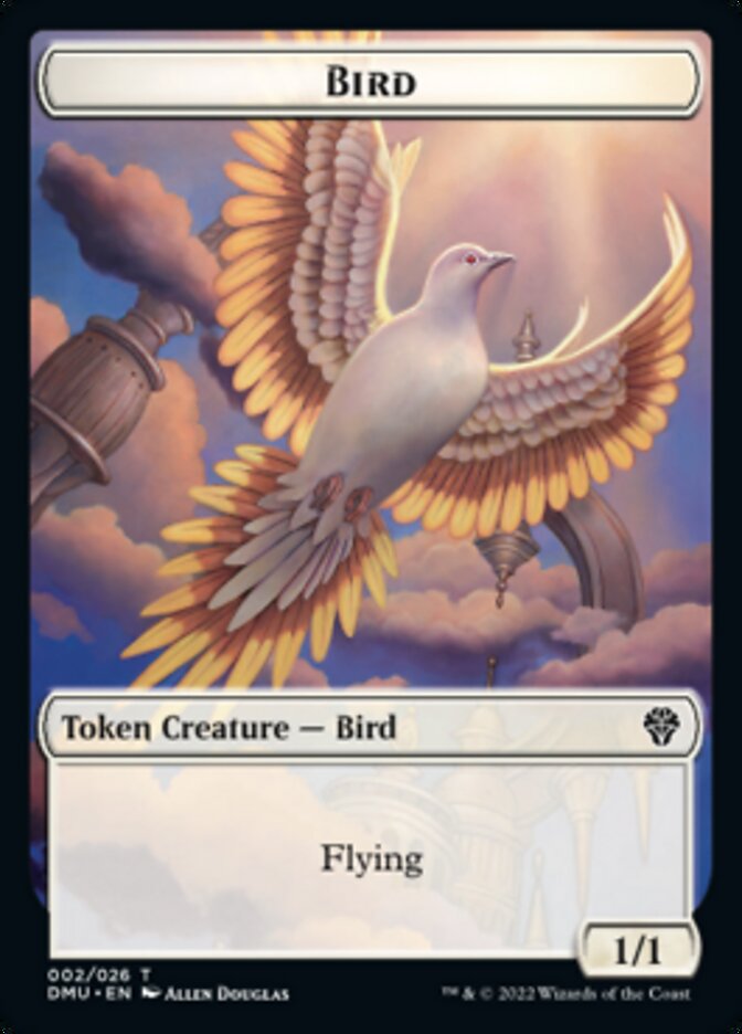 Bird (002) // Bird (006) Double-sided Token [Dominaria United Tokens] | Impulse Games and Hobbies