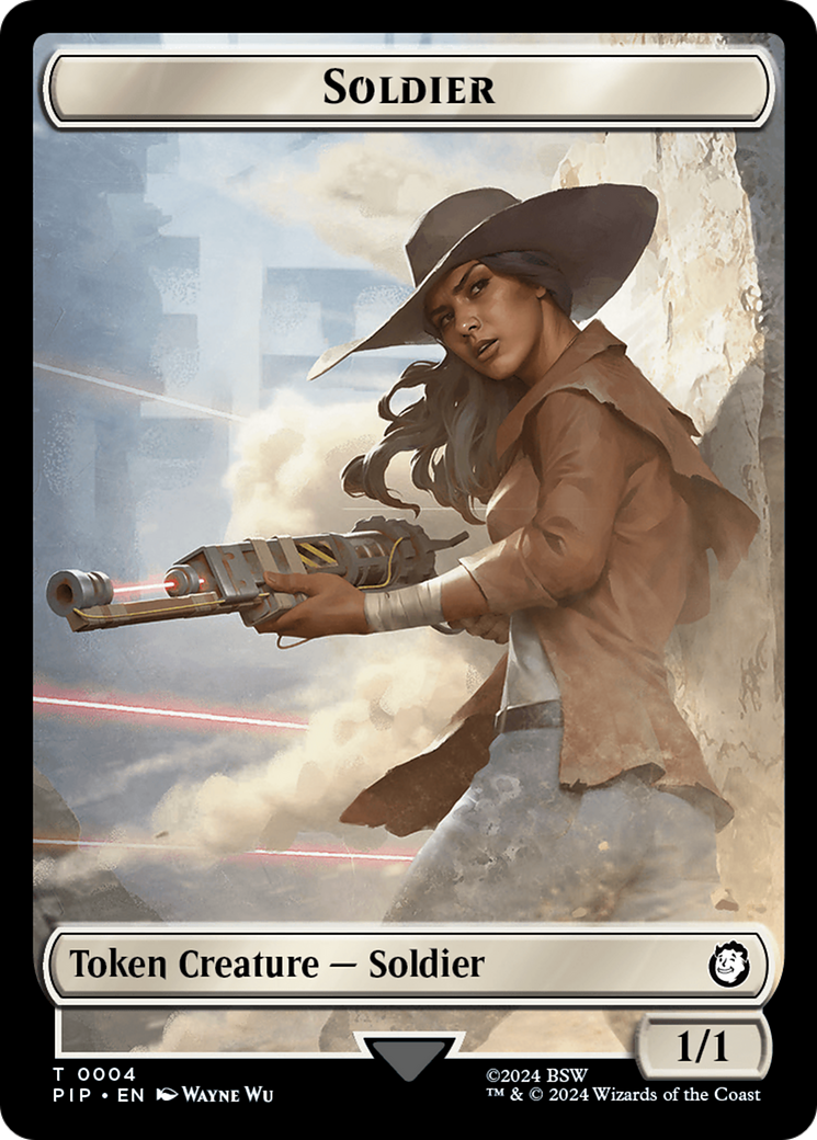 Energy Reserve // Soldier (0004) Double-Sided Token [Fallout Tokens] | Impulse Games and Hobbies