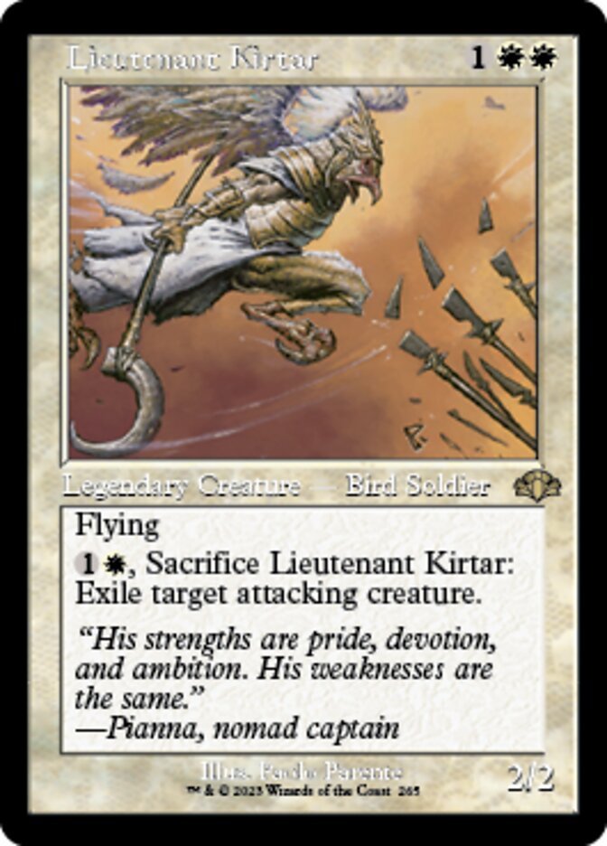 Lieutenant Kirtar (Retro) [Dominaria Remastered] | Impulse Games and Hobbies