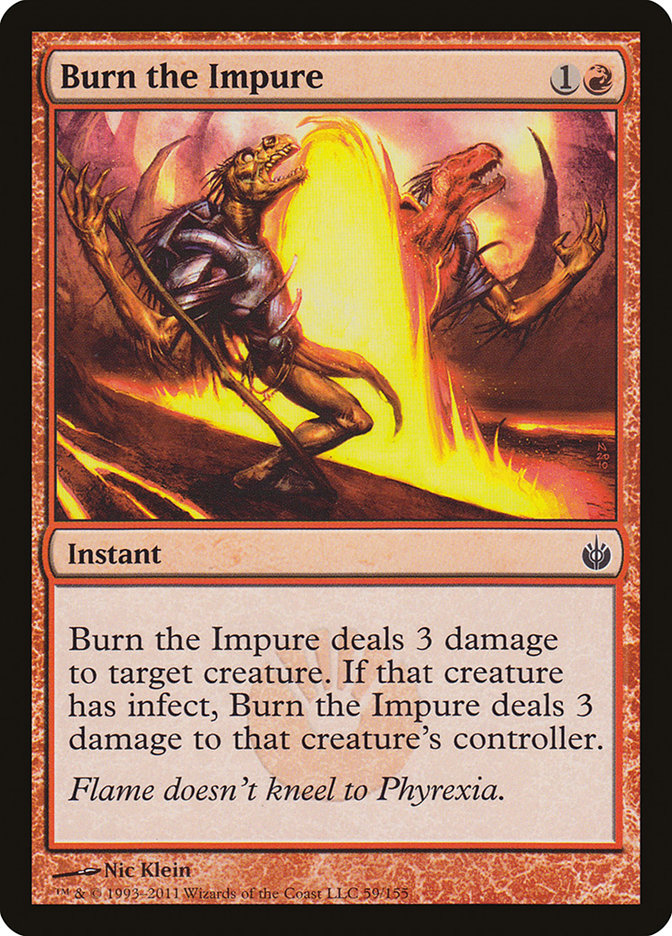 Burn the Impure [Mirrodin Besieged] | Impulse Games and Hobbies