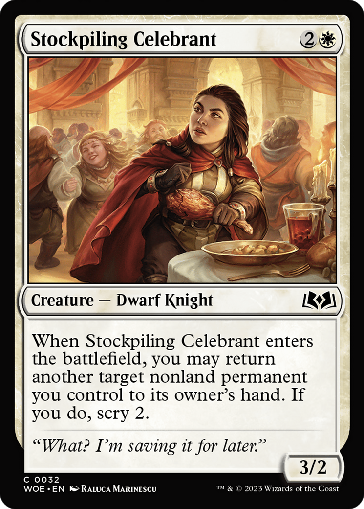 Stockpiling Celebrant [Wilds of Eldraine] | Impulse Games and Hobbies