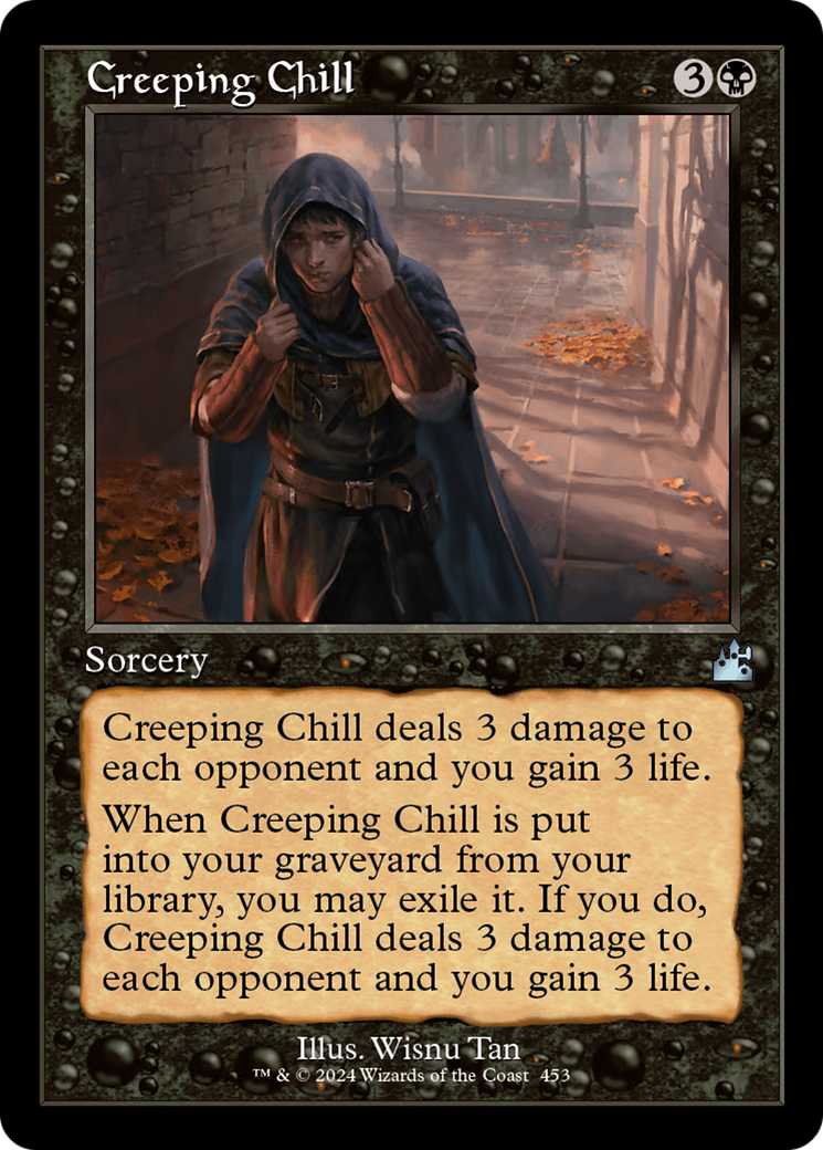 Creeping Chill (Retro Frame) [Ravnica Remastered] | Impulse Games and Hobbies