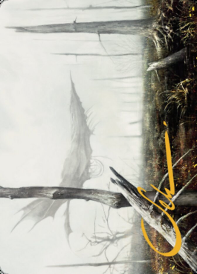 Swamp Art Card (Gold-Stamped Signature) [Dominaria United Art Series] | Impulse Games and Hobbies