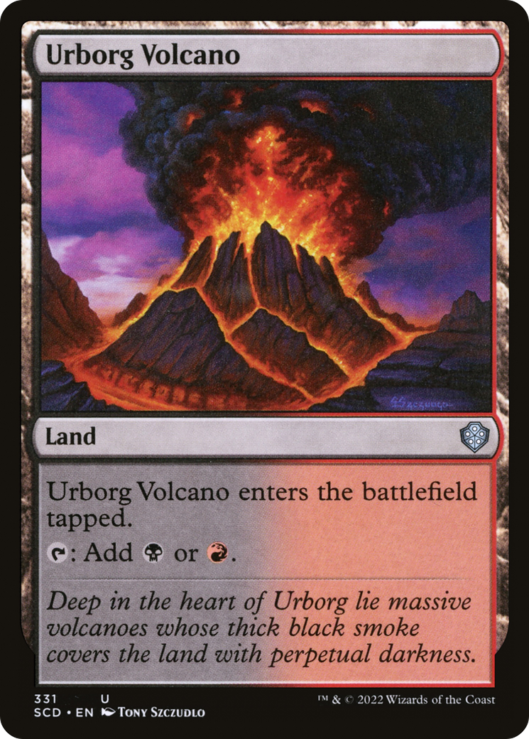 Urborg Volcano [Starter Commander Decks] | Impulse Games and Hobbies