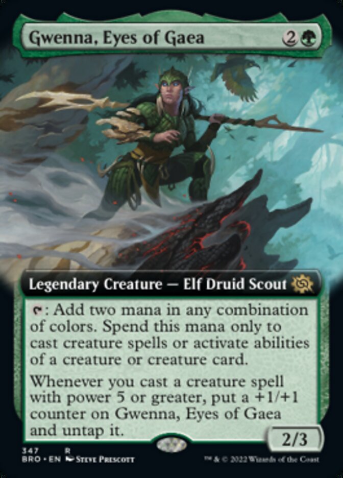 Gwenna, Eyes of Gaea (Extended Art) [The Brothers' War] | Impulse Games and Hobbies