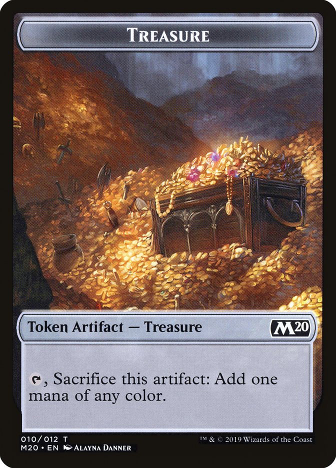 Treasure Token [Core Set 2020 Tokens] | Impulse Games and Hobbies