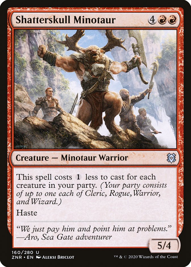 Shatterskull Minotaur [Zendikar Rising] | Impulse Games and Hobbies