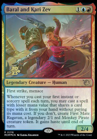 Baral and Kari Zev [March of the Machine Prerelease Promos] | Impulse Games and Hobbies