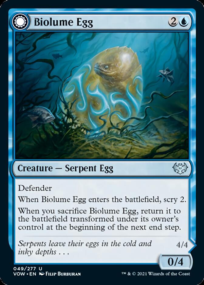 Biolume Egg // Biolume Serpent [Innistrad: Crimson Vow] | Impulse Games and Hobbies