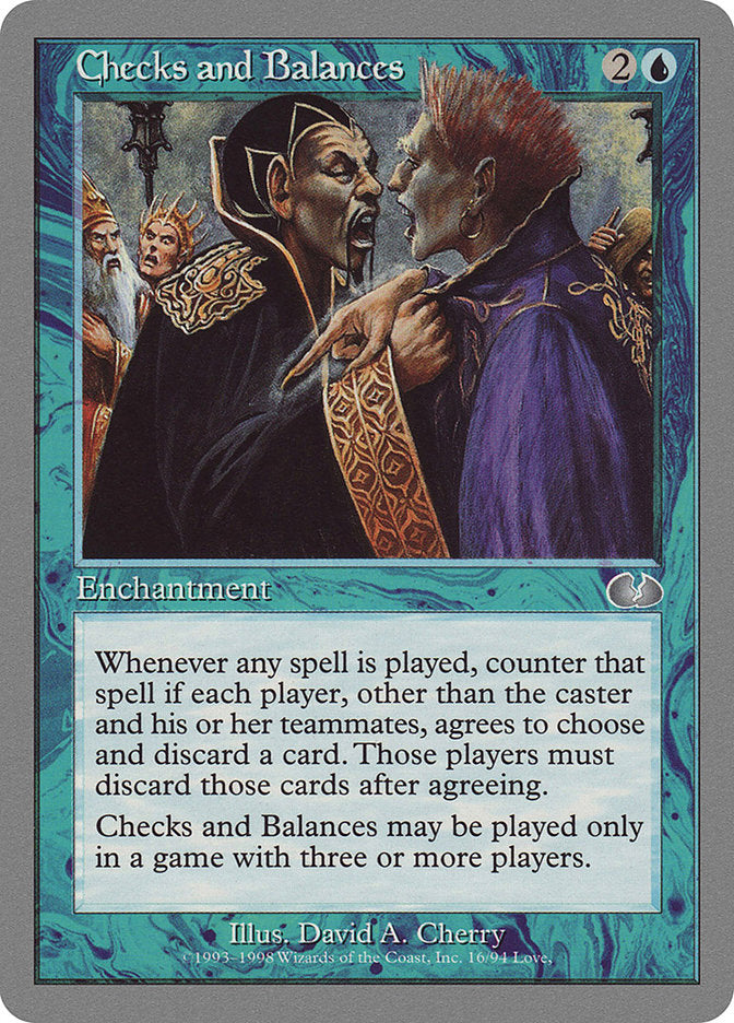 Checks and Balances [Unglued] | Impulse Games and Hobbies