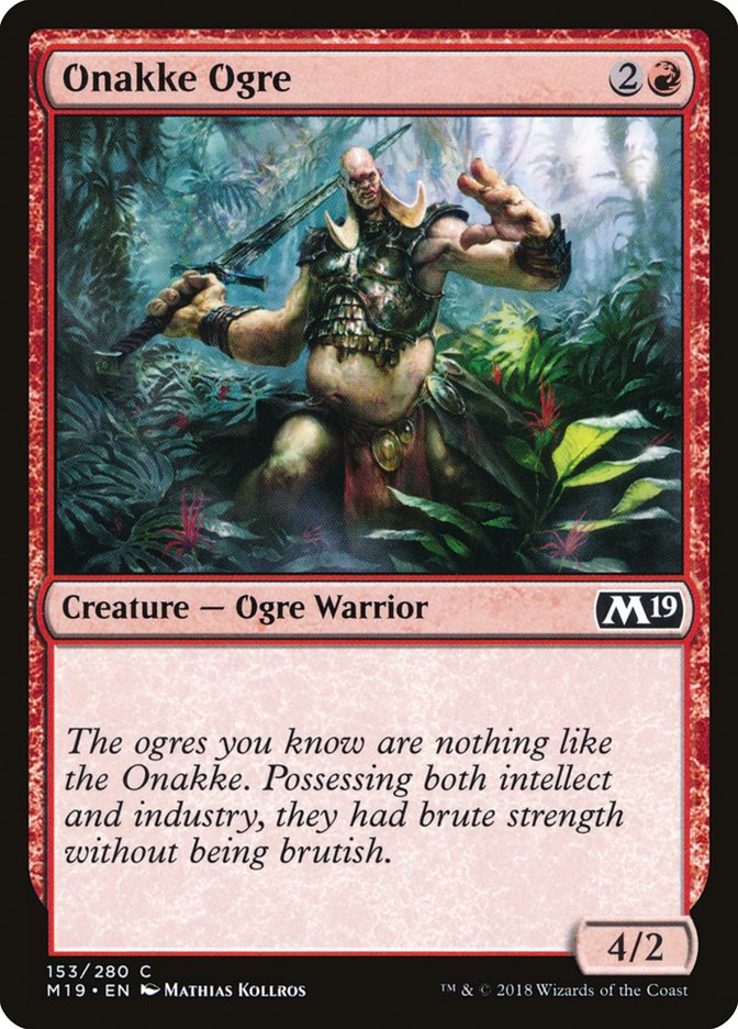 Onakke Ogre [Core Set 2019] | Impulse Games and Hobbies