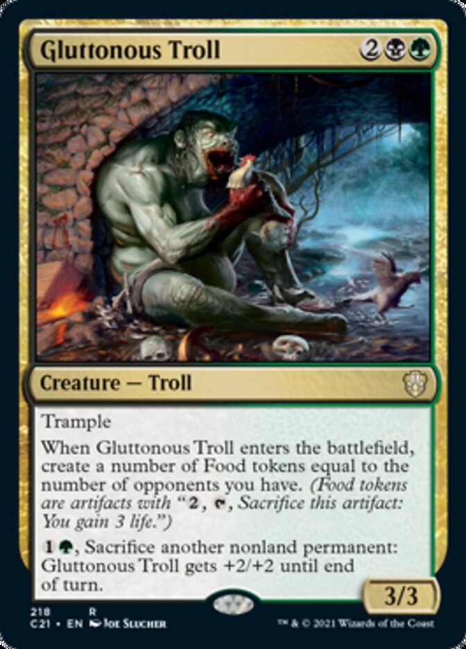 Gluttonous Troll [Commander 2021] | Impulse Games and Hobbies